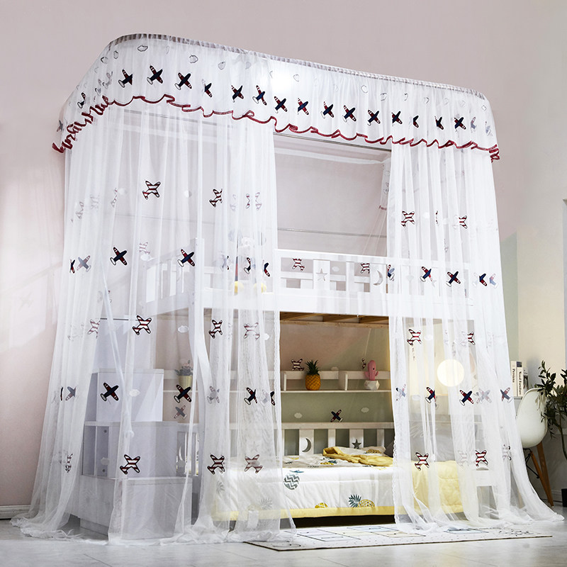 子母床导轨蚊帐上下床上下铺1.2米1.5m8床梯形梯柜高低双层床纹账,淘宝优惠券,粉丝福利购,淘宝优惠卷