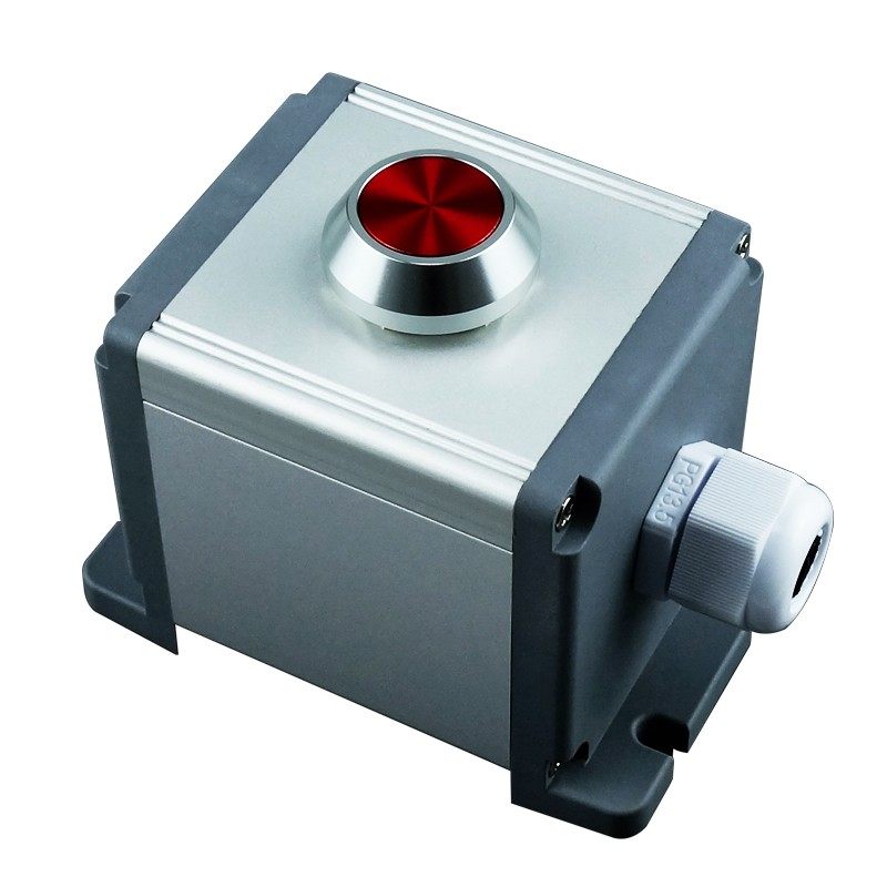 单孔急停电源锁旋钮按钮加按钮盒开关控制盒铝合金防爆65*65JS65,淘宝优惠券,粉丝福利购,淘宝优惠卷