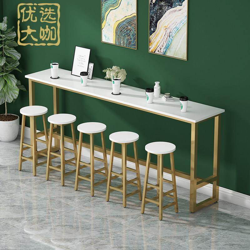 靠墙吧台桌家用阳台靠窗桌长桌子高脚桌酒吧桌椅组合长条桌窄桌子,淘宝优惠券,粉丝福利购,淘宝优惠卷