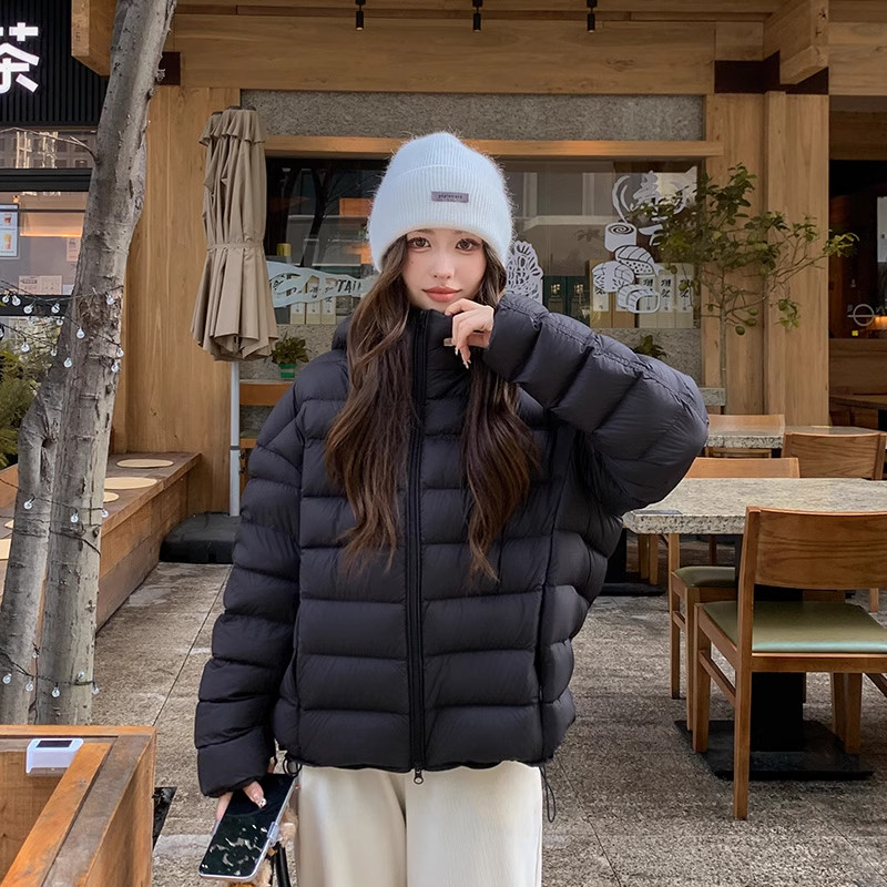 MSHR[排骨羽绒服]户外轻量连帽羽绒服女2025新款保暖冬季短款外套,淘宝优惠券,粉丝福利购,淘宝优惠卷