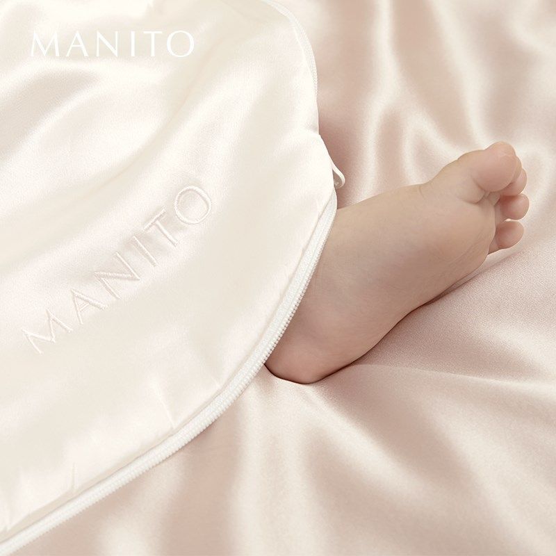 MANITO/曼尼陀真丝桑蚕丝婴儿睡袋床品睡眠睡觉舒适柔软,淘宝优惠券,粉丝福利购,淘宝优惠卷