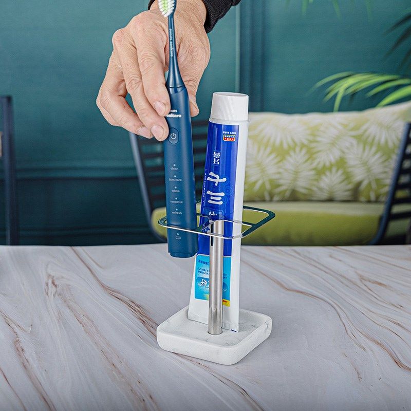 电动牙刷架子置物架不锈钢免打孔轻奢风浴室牙具牙膏收纳支架底座,淘宝优惠券,粉丝福利购,淘宝优惠卷