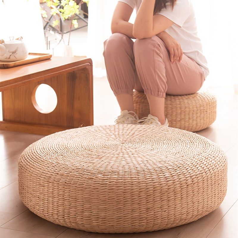 草编日式榻榻米蒲团坐垫打坐垫禅修垫拜佛垫跪垫拜垫家用地上垫子,淘宝优惠券,粉丝福利购,淘宝优惠卷