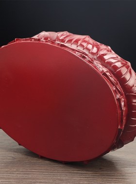 仿红木莲花底座玻璃钢座佛像底座垫座托座半圆型观音莲台佛具用品