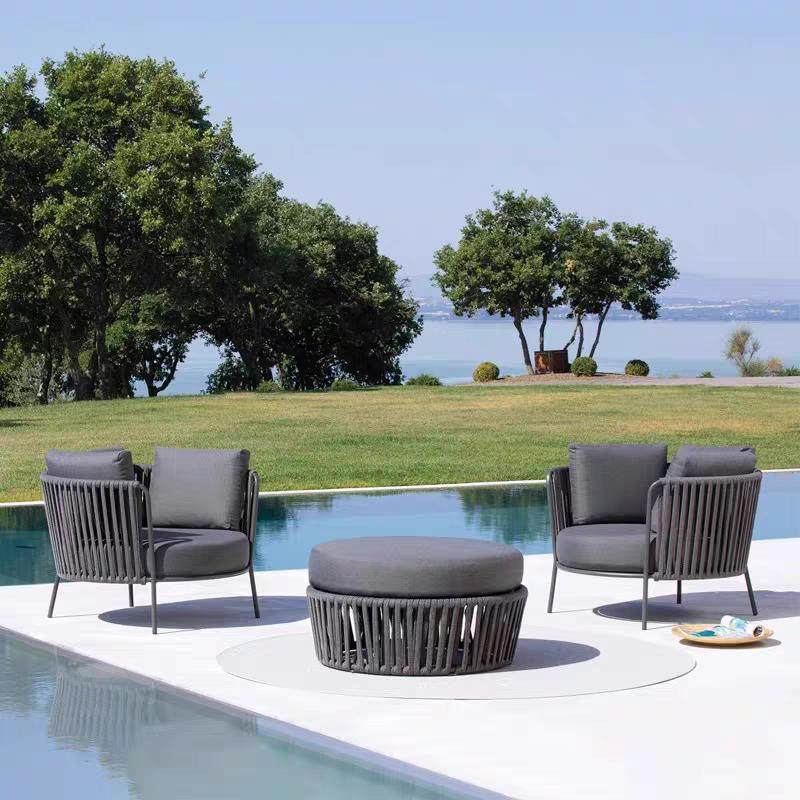 户外沙发庭院藤沙发户外露天防腐绳阳台藤椅沙发组合设计师模型,淘宝优惠券,粉丝福利购,淘宝优惠卷