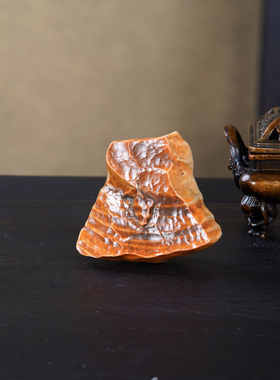 顶爷奇石原石靠山收藏戈壁石摆件