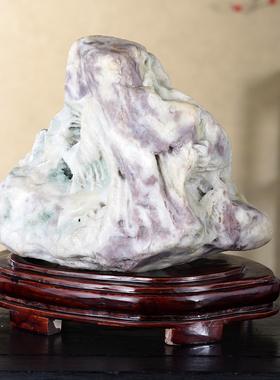 顶爷奇石原石靠山石装饰收藏摆件