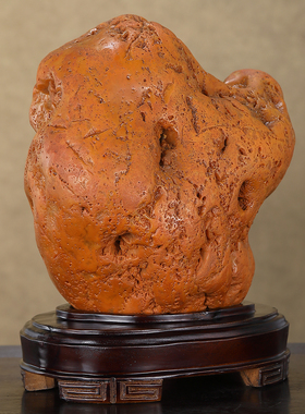 顶爷奇石原石靠山石装饰收藏摆件