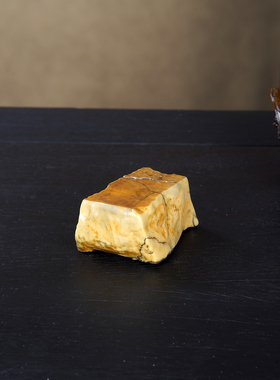 顶爷奇石原石靠山收藏戈壁石摆件