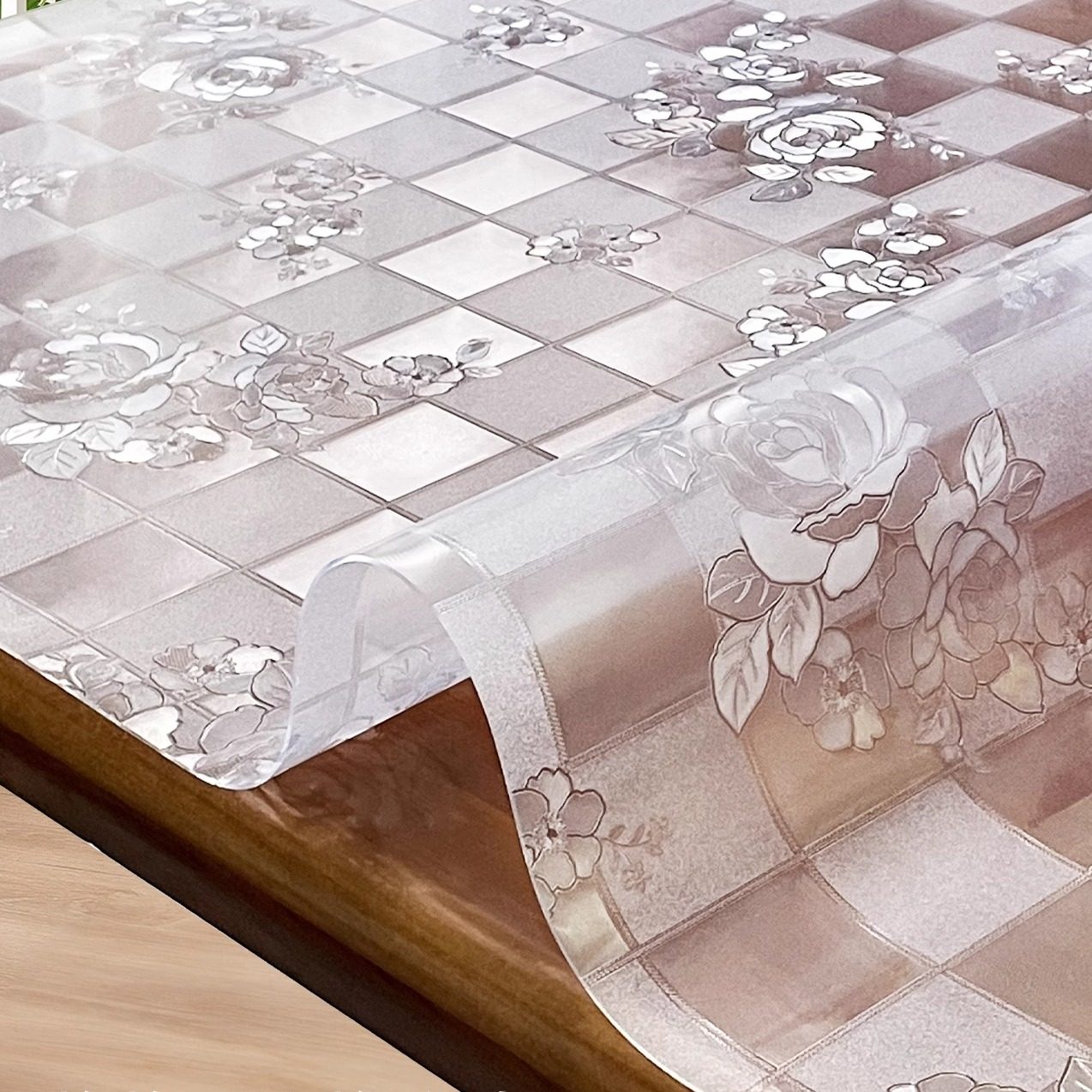桌布防水防油防烫免洗隔热餐桌垫茶几垫PVC塑料软玻璃水晶板花色,淘宝优惠券,粉丝福利购,淘宝优惠卷