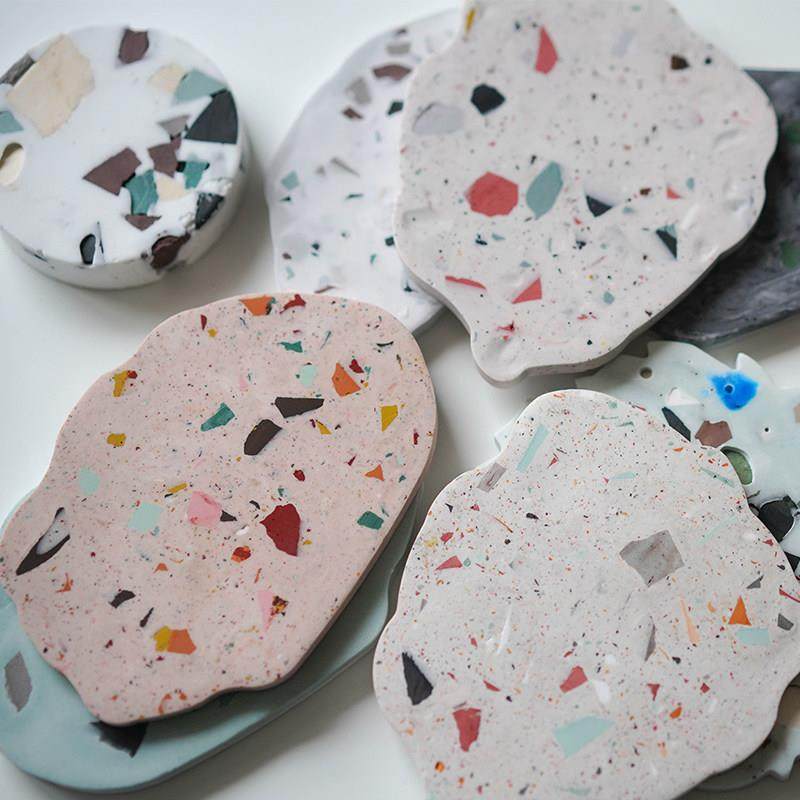 DIY香薰蜡烛烛台硅胶模具创意云朵5连托盘杯垫底座现代简约摆件台,淘宝优惠券,粉丝福利购,淘宝优惠卷