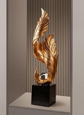 贝汉美风生水起入户玄关装饰摆饰客厅轻奢高档电视柜壁龛乔迁礼物