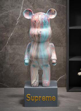 网红暴力熊公仔创意家居装饰品电视柜边落地大摆件存钱罐乔迁送礼