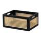 Bamboo storage basket desktop woven storage basket snack box miscellaneous cosmetic storage basket storage basket storage storage box