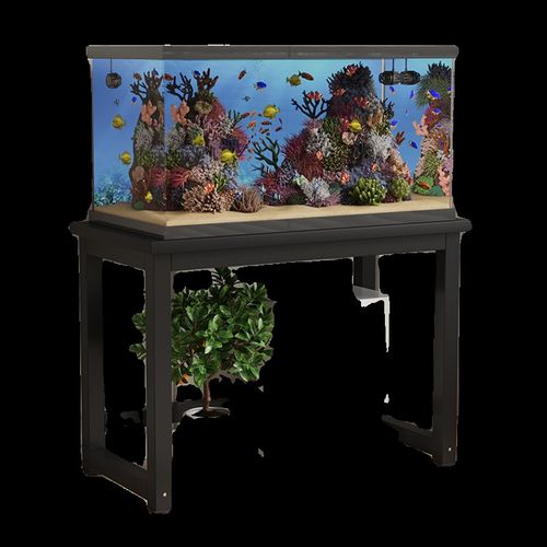 鱼缸架子客厅金属称重架水簇箱底架可定制桌子鱼缸底座架储物架子 - 图3