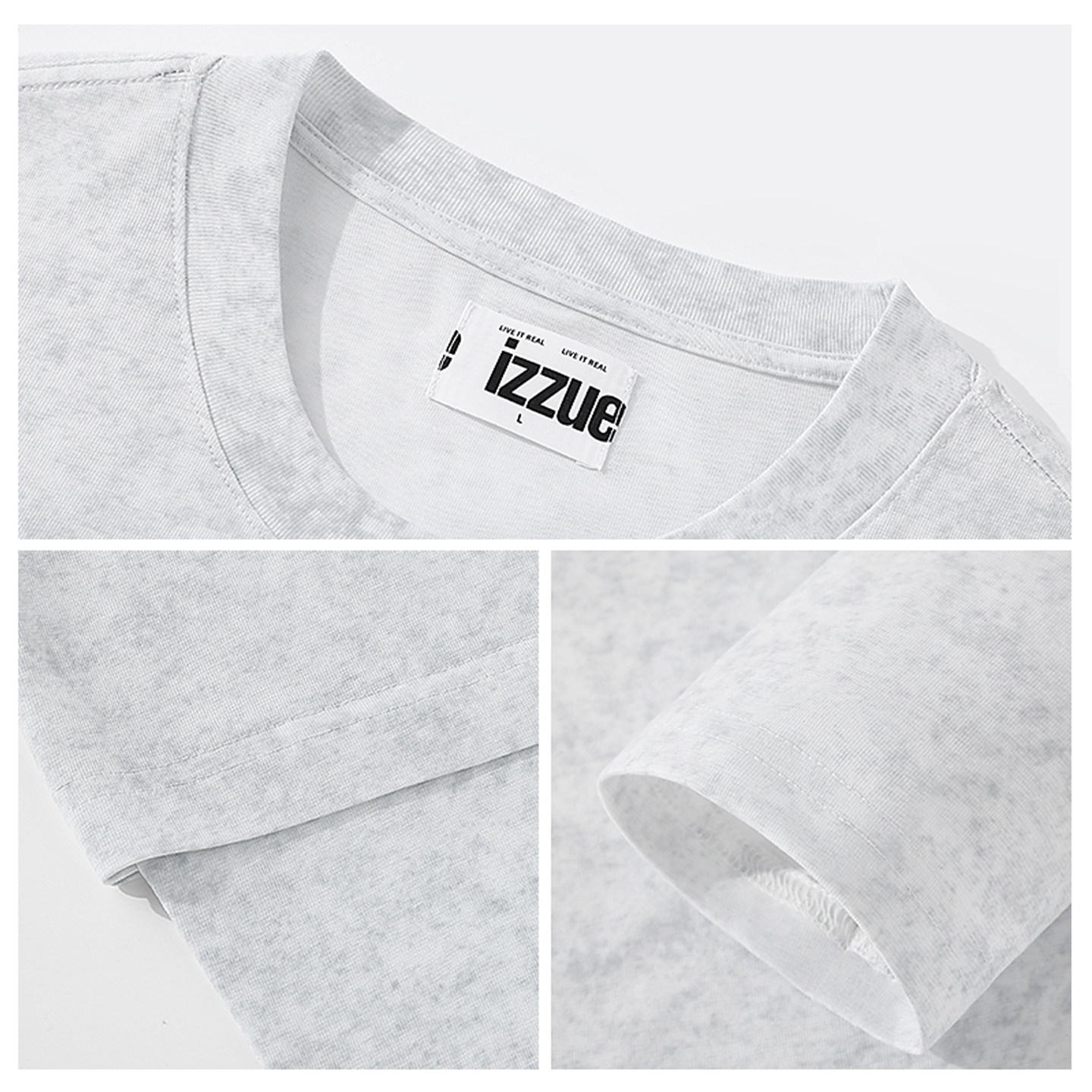 it izzue假两件长袖T恤男女2026春季新款宽松休闲套头圆领上衣4P,淘宝优惠券,粉丝福利购,淘宝优惠卷