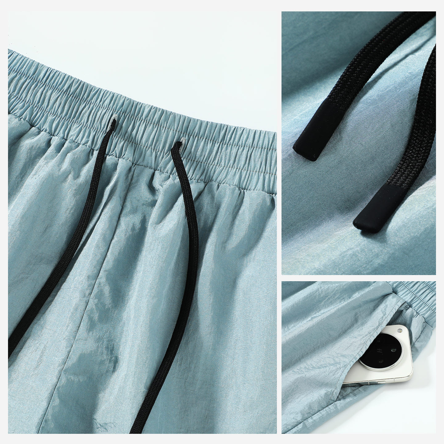 it izzue原创潮牌防晒直筒短裤男2026年夏季宽松运动透气五分裤3P,淘宝优惠券,粉丝福利购,淘宝优惠卷