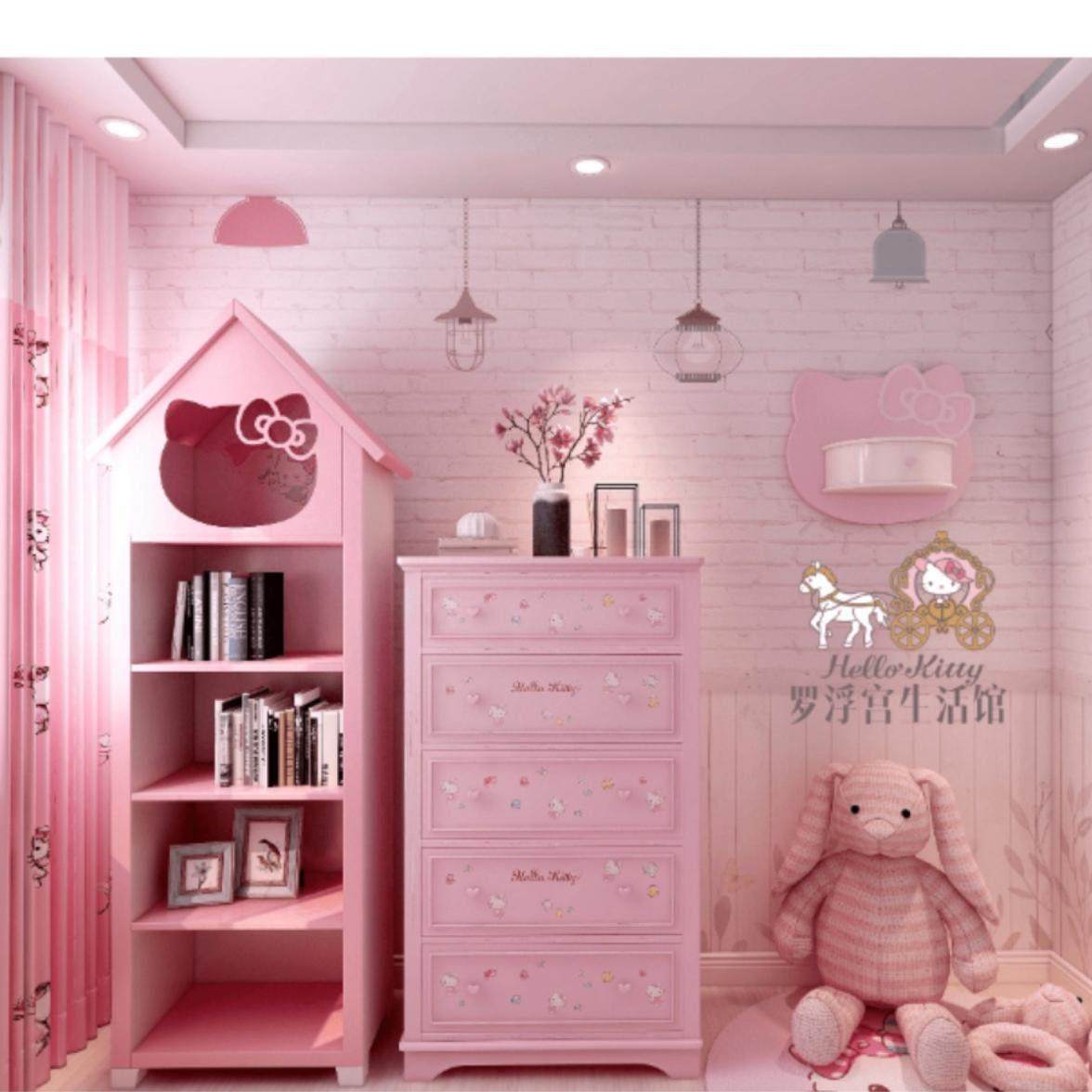 女童轻奢实木加厚抽屉式收纳柜子置物柜家用五斗柜儿童衣服储物柜,淘宝优惠券,粉丝福利购,淘宝优惠卷