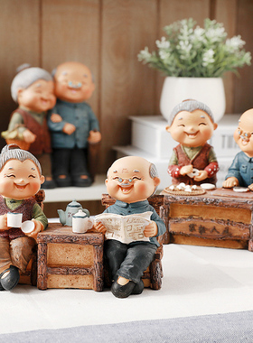 卧室装饰品酒柜摆件家居中式新客厅电视柜工艺品创意新婚礼物结婚