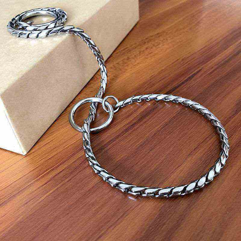 赛级蛇链 狗狗p链项圈小型中型大型犬训狗铁链子金毛宠物金属脖套,淘宝优惠券,粉丝福利购,淘宝优惠卷