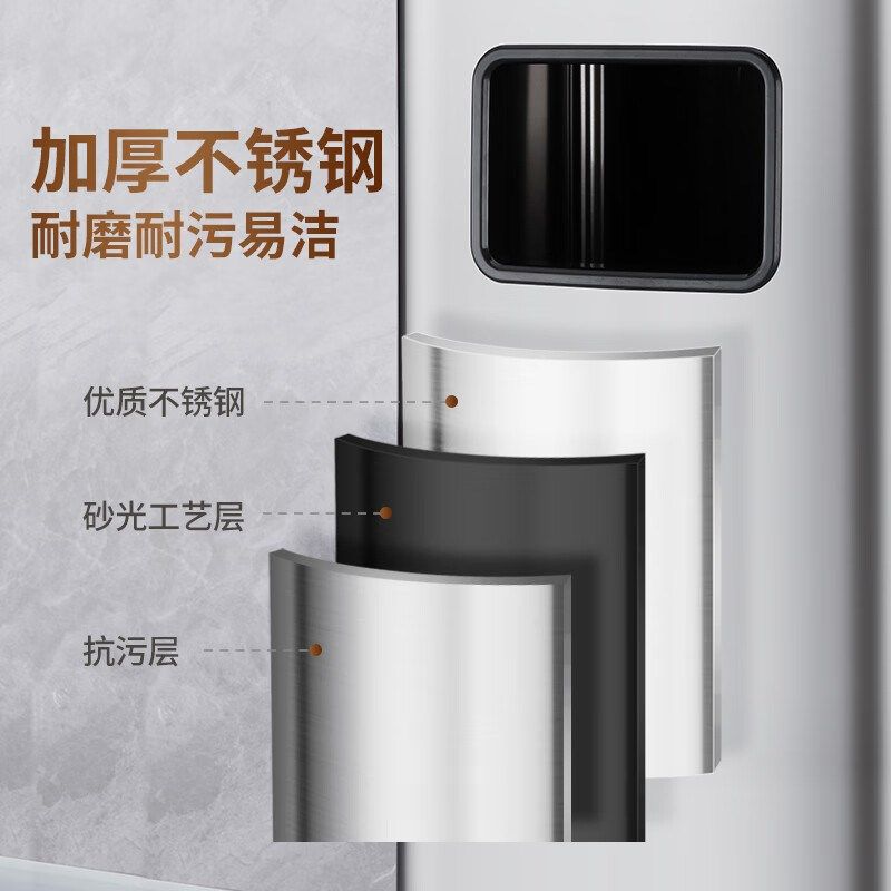 不锈钢酒店大堂立式垃圾桶烟蒂柱灭烟桶带烟灰缸室外吸烟区电梯口,淘宝优惠券,粉丝福利购,淘宝优惠卷