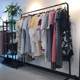 Clothes rack floor-standing folding storage rack indoor single-rod hanging clothes rack bedroom household simple clothes rack
