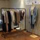 Clothes rack floor-standing folding storage rack indoor single-rod hanging clothes rack bedroom household simple clothes rack