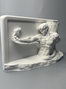 博物馆覆古罗马人物雕塑艺术品石膏雕像漫射石家居装饰饰品生日礼