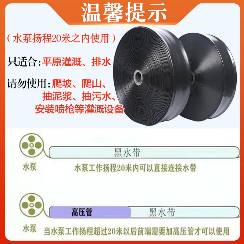 农用主管灌溉雾化微喷带滴灌带滴水喷雾1-4寸设备节水喷浇地水管 - 图2