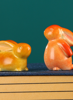 铜兔子摆件礼物十二生肖动物装饰品客厅创意摆件兔年礼品工艺品