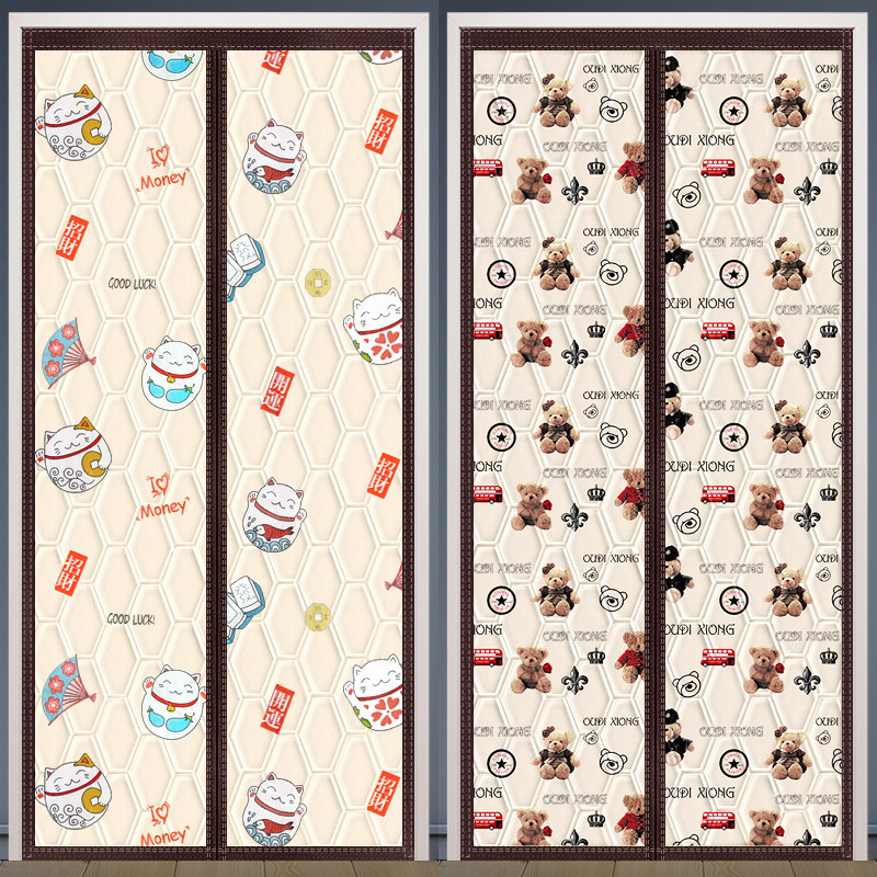 棉门帘冬季加厚保暖家用保温防风隔音磁吸免打孔挡寒风隔冷隔断帘,淘宝优惠券,粉丝福利购,淘宝优惠卷