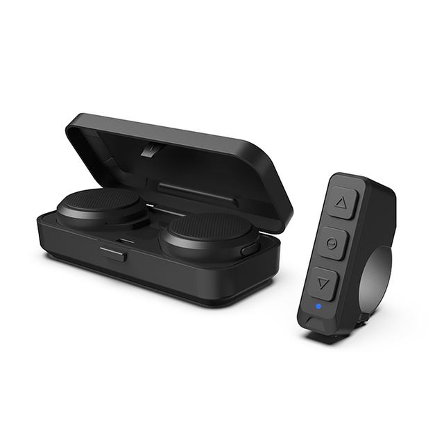 Motorcycle helmet built-in wireless Bluetooth headset