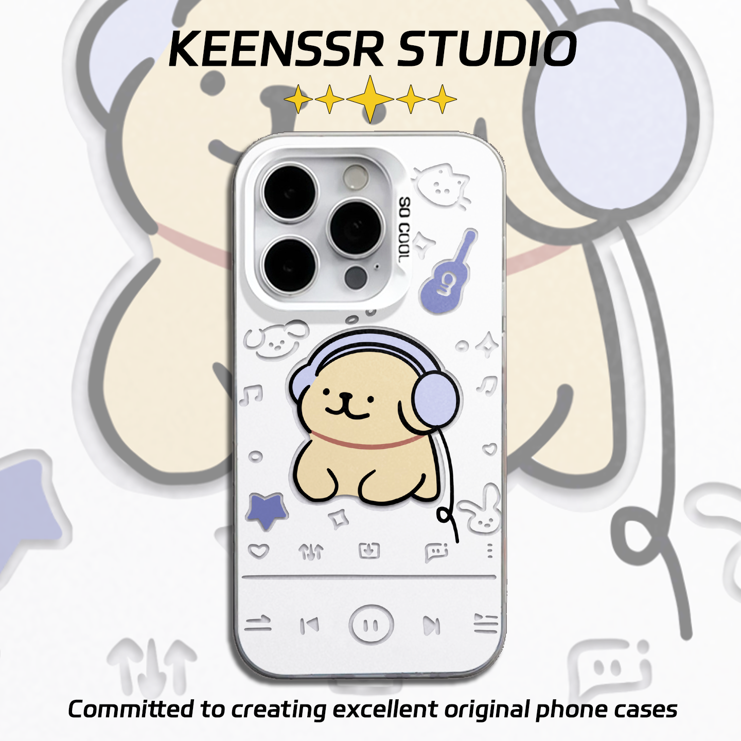 线条小狗手机壳情侣苹果iphone16promax70oppo80iqoo荣耀60小米15一加vivo13红米pura14华为12mate11外壳新款,淘宝优惠券,粉丝福利购,淘宝优惠卷