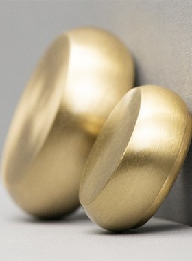 黄铜手把件一亿解压创意把玩神器单面旋转随身玩物铜摆件指尖陀螺