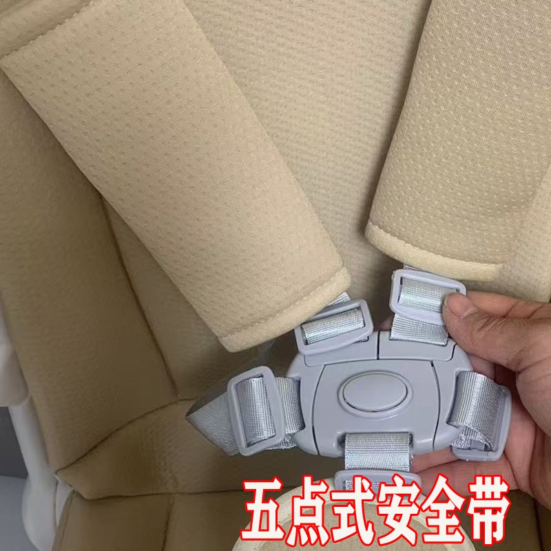 五羊X7遛娃神器专用全包围坐垫舒适透气四季通安全带回弹记忆夹棉 - 图1