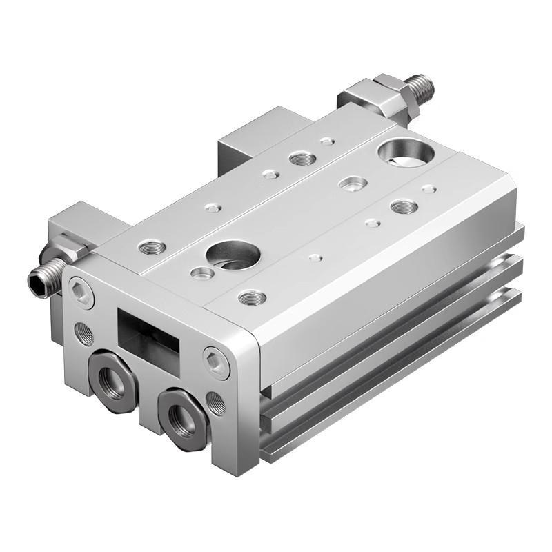 气动滑台气缸MXS6/8/12/16/20/25-10/50/100/150带磁滑台导轨气缸 - 图3