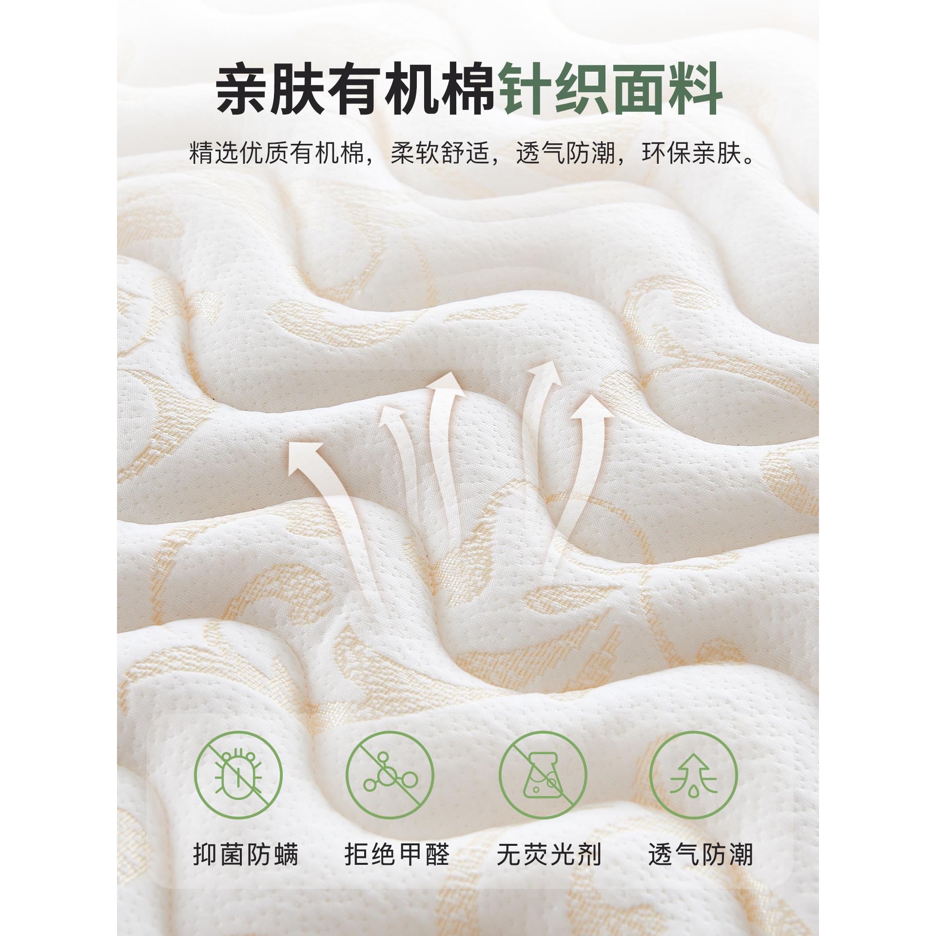 天然椰棕榈床垫硬垫子纯家用卧室儿童护脊榻榻米乳胶10cm厚20定制 - 图2