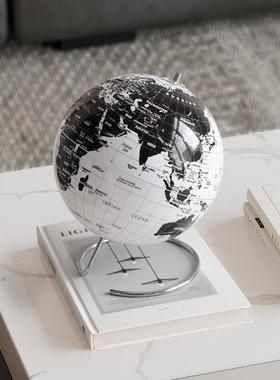 现代艺术高级感办公室地球仪书房家居装饰品摆设酒柜展示高档摆件