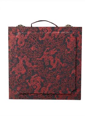 苏绣双面刺绣摆台桌面摆件古风新中式工艺品台屏摆设玄关国风礼物