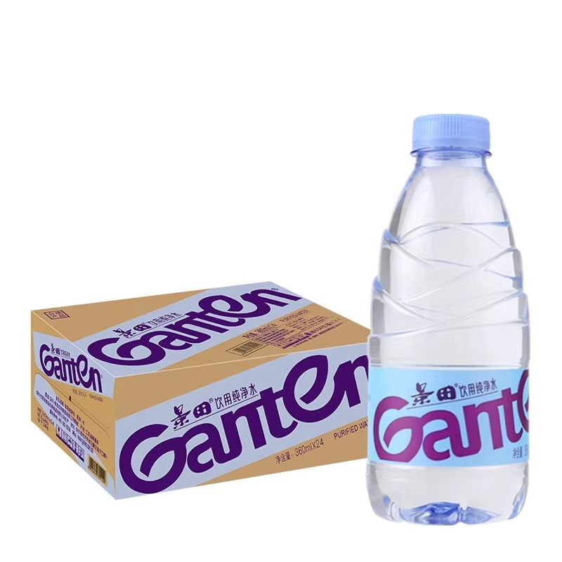 景田饮用水360ml*24瓶560/箱大小瓶装纯净矿泉水户外便携健康天然 - 图3