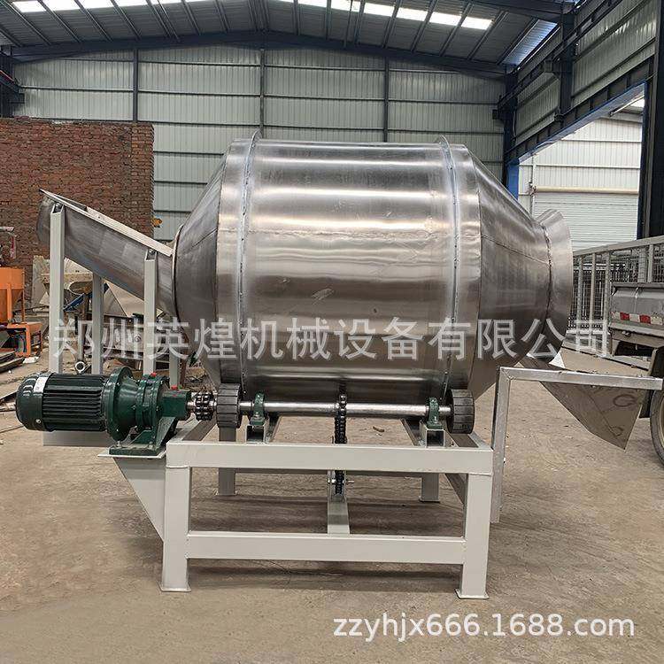 香肠馅料不锈钢滚筒搅拌机酱牛肉腌制设备鸡胸肉不锈钢拌料机 - 图0