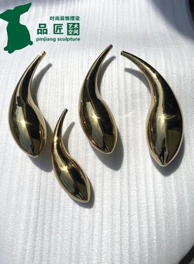 不锈钢雕塑鱼售楼处庭院酒店花水池创意鱼群摆件墙饰壁挂装饰现货