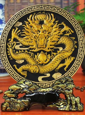 炭雕博古架家居装饰品客厅电视柜酒柜招财办公桌面生肖马摆件