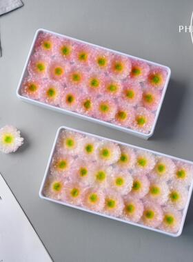 永生花 干花小菊花diy手工材料 高级感成品插花装饰 花束花瓶