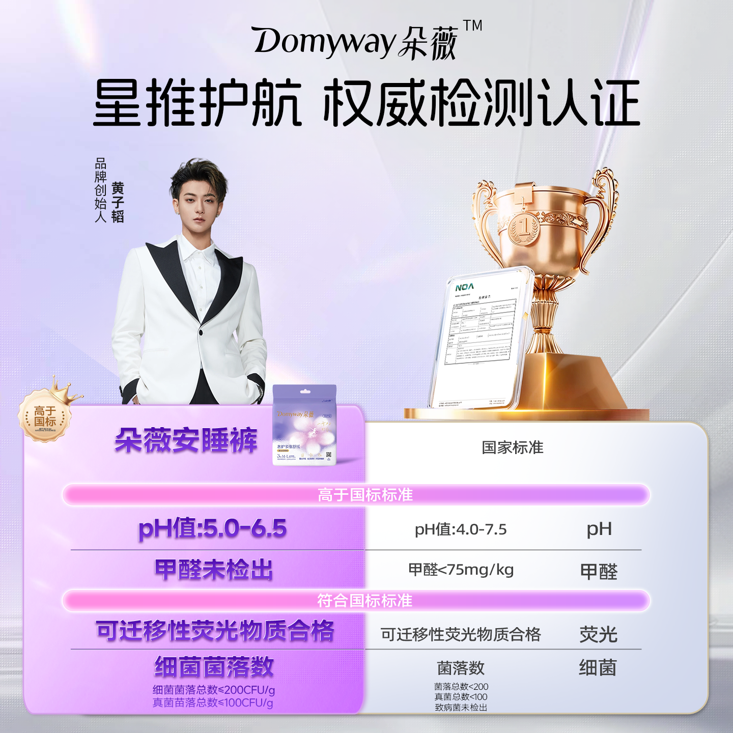 朵薇黄子韬安睡裤夜安裤卫生巾经期夜用防漏正品官方旗舰店安心裤,淘宝优惠券,粉丝福利购,淘宝优惠卷