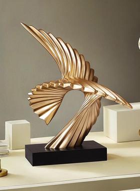 大鹏展翅雄鹰摆件电视柜办公室桌面摆设装饰品酒柜乔迁开业礼物