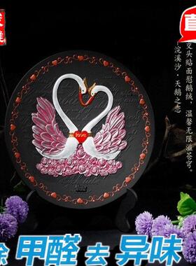 金乌炭雕家装饰品活性炭摆件新房除甲醛乔迁结婚礼家居工艺礼品摆