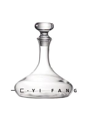 一匚 现代高端家居边柜酒柜红酒醒酒器高脚杯 样板间套装设计摆件