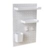 Desktop hole board storage rack student dormitory dormitory desktop desk stationery sundry organizer hook display