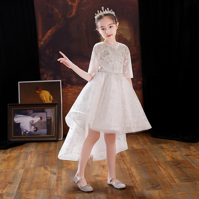 女童公主裙蓬蓬纱小女孩花童婚纱儿童礼服生日洋气走秀钢琴演出服,淘宝优惠券,粉丝福利购,淘宝优惠卷